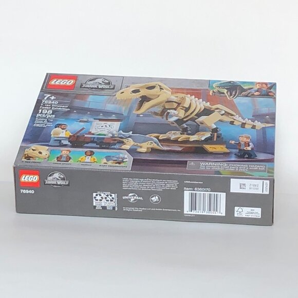 Brand New Lego Jurassic World T. rex Dinosaur Fossil Exhibition 76940 Building - Picture 9 of 9